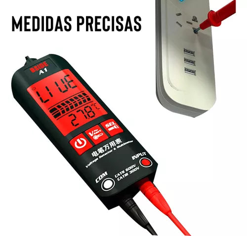 MULTÍMETRO DIGITAL INTELIGENTE ANTIQUEMADURAS